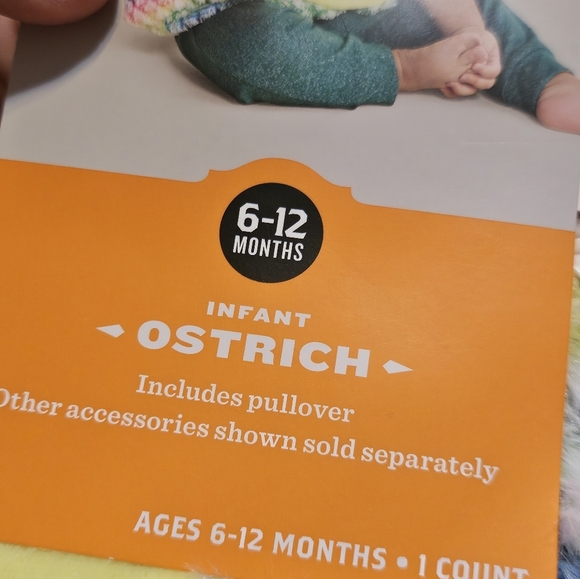 Hyde & Eek Baby Ostrich Pullover Costume 6-12M NEW - Picture 13 of 14